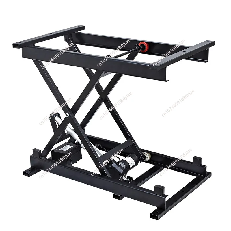 

Electric lifting tea table Hardware folding bracket Iron frame Kung Fu tea table