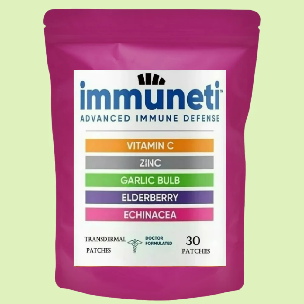 30 Patches Immune Support Transdermal Patches Zinc, Vitamin D3 , Vitamin C And Elderberry - Immune Booster Antioxidant