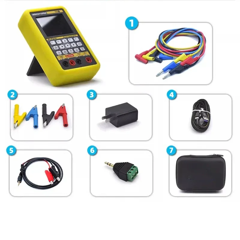MR9271PRO Hart Signal Generator 4-20mA Thermocouple Calibrator Paperless Recorder Modbus Debugging Hart Communicator