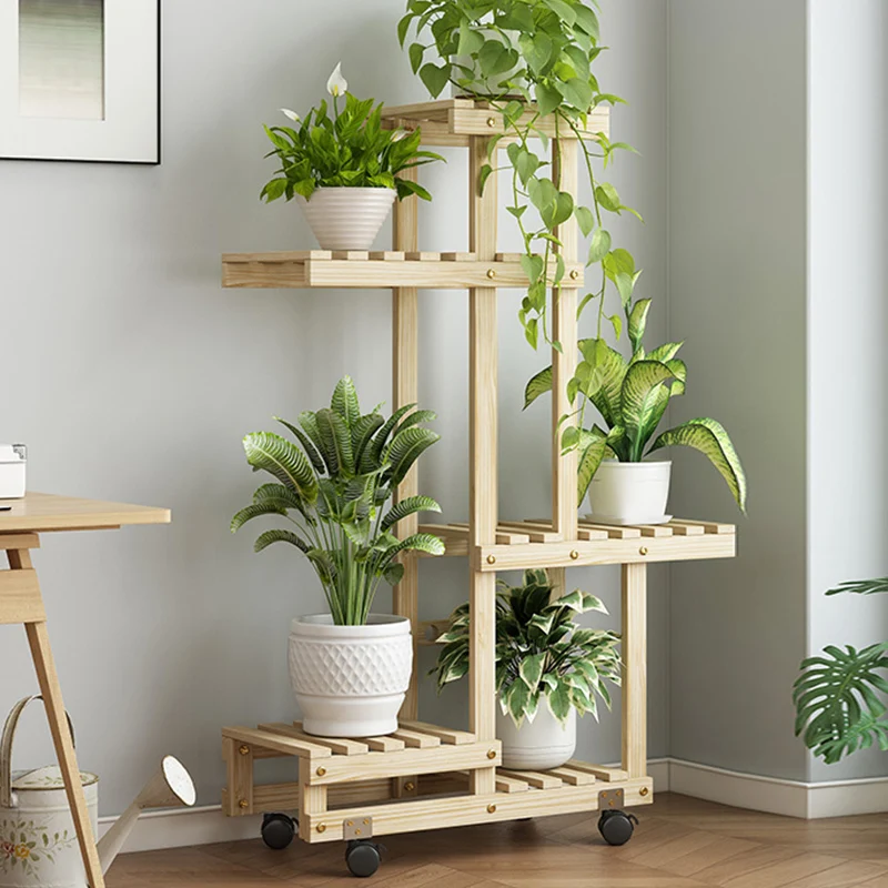 ZOrganizer Flower Stand Balcony Living Room Modern Aesthetics Living Room Simple Plant Display Shelf Muebles Home FurnitureZ