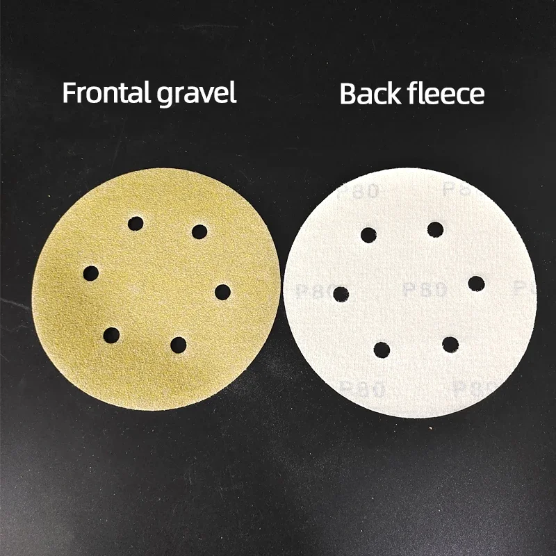 Sanding disc 6-Inch 6-hole Grinding Disc 150mm Hook and loop Drawn Auto Hardware Woodware Sanding Polishing Sandpaper 80-600