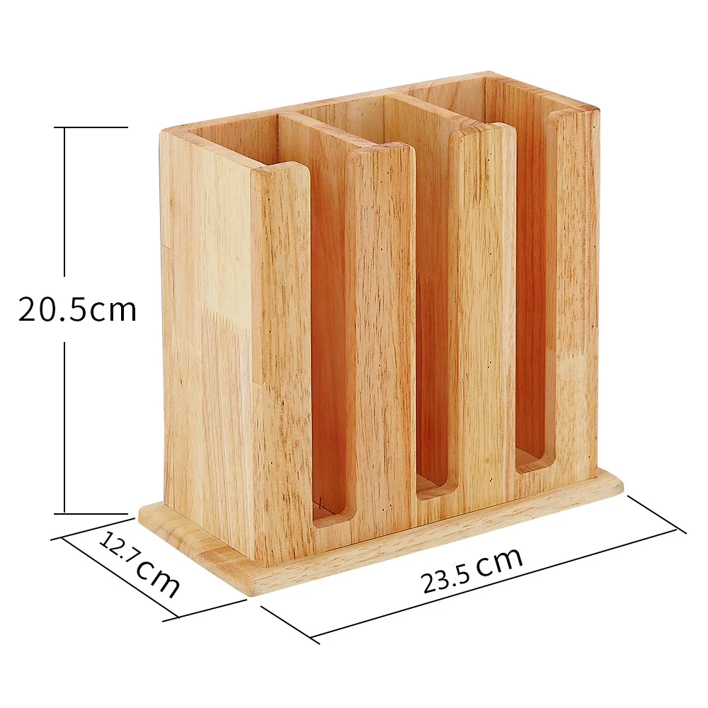 HYS solid wood spoon storage box kitchen spoon storage rack 6