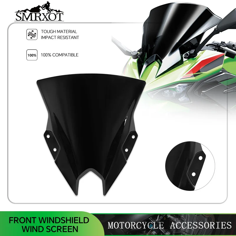 

NINJA500SE WindScreen Screen Deflector Wind Viser For ninja500 NINJA500 2024-2025 Motorcycle Accessorie Windshield Protector