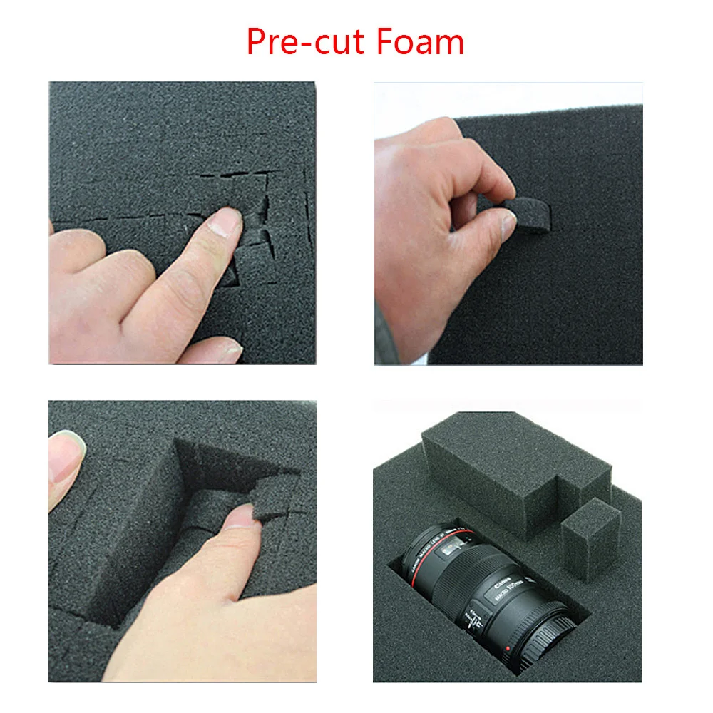 Outdoor Gun Case Safety Airsoft Accesories Weapon Rifle Hard Case Shooting Hunting With Foam Waterproof Shockproof Case