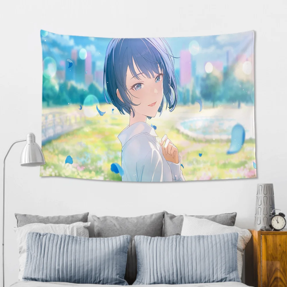 Kiritani Haruka لعبة الرسوم المتحركة مشروع Sekai نسيج غرفة ديكور قماش صوفي حفلة معلقة خلفية غرفة ديكور غرفة الطفل