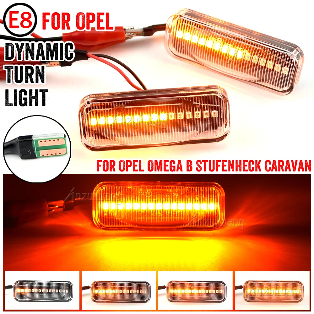 

2x для Opel Omega B Stufenheck (ТИП: Стандартный) Facelift Bj. : 08/1999 - 06/2003 Динамический мигающий светодиодный указатель поворота