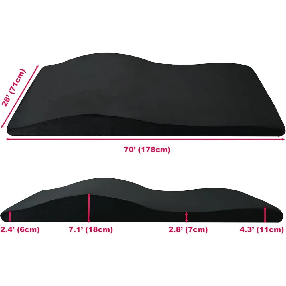 Massage Bed Topper Foam Lash Bed Cushion with Soft Touch Plush Cover Ergonomic Design