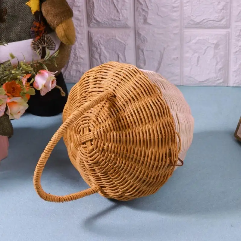 L9NB Panier champignons tissé à main