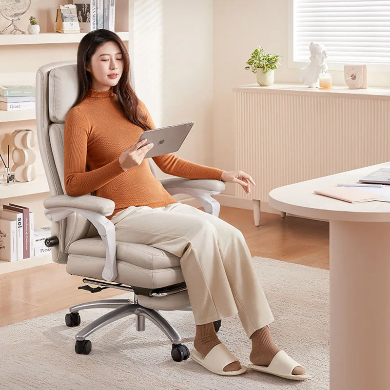 

Эргономичное офисное кресло-реклайнер на колесиках, легкое, с регулируемой спинкой, недорогое, в китайском стиле, мебель для офиса и дома