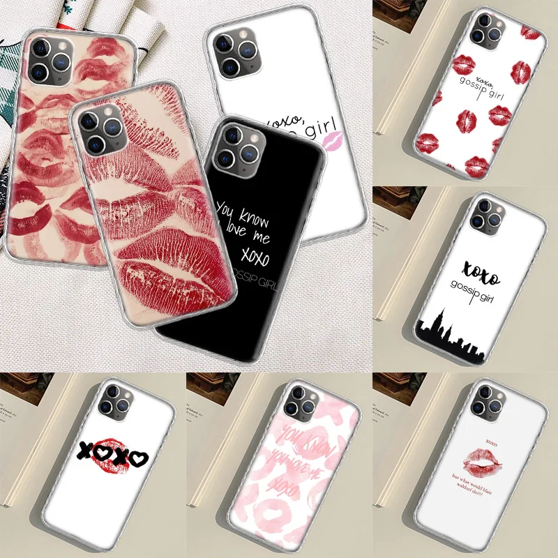 Gossip Girl Phone Case For Apple Iphone 15 14 13 16 Pro Max Cover 11 12 Mini Fundas X XS Max XR 8 7 Plus Capa Shell Coque Silico