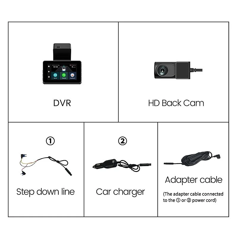4G Remote Monitoring Dash Cam Car HD 24H Parking Surveillance View via Phone PC view 5