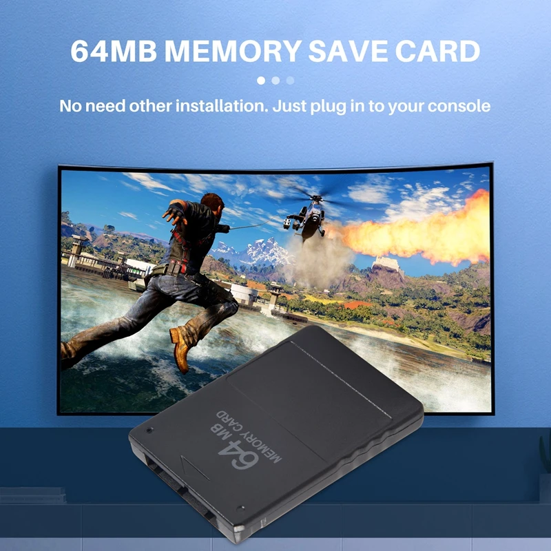 プレイステーション2,ps2コンソール,64MB用のメモリカード