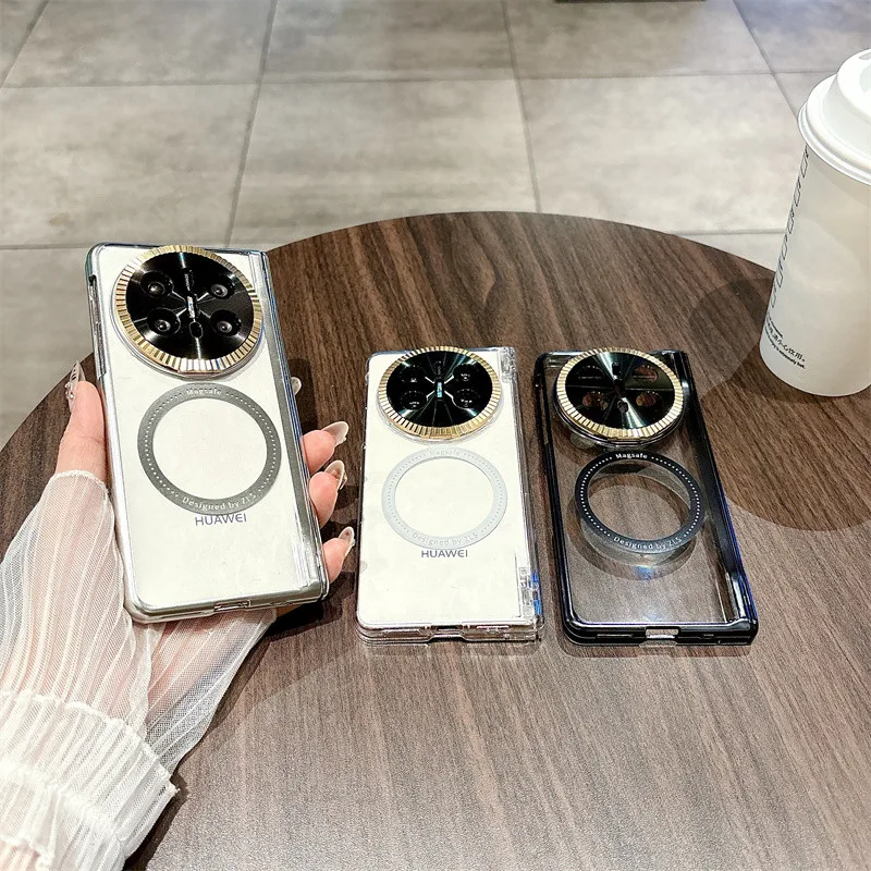 

Electroplating Phantom Antifall Anti-Fingerprint For Huawei Mate X6 X5 X3 5G Case Magnetic Folding Protective Cover