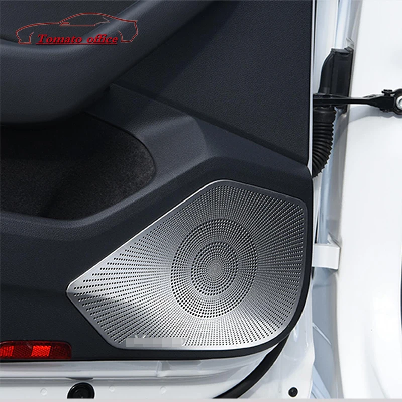 Stainless Steel For Volkswagen VW Passat B8 Arteon 2017 18 19 20 21 2022 Car Door Sound Speaker Cover Trims Decor Accessories