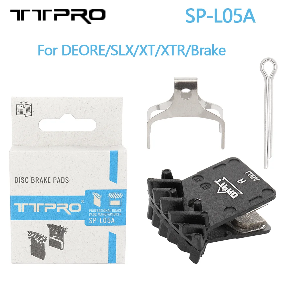 TTPRO L05A Bicycle Hydraulic Disc Brake Pads Metals Road Bike Gravel Ice-tech Ultralight Resin Brake Pads Compatible SHIMANO