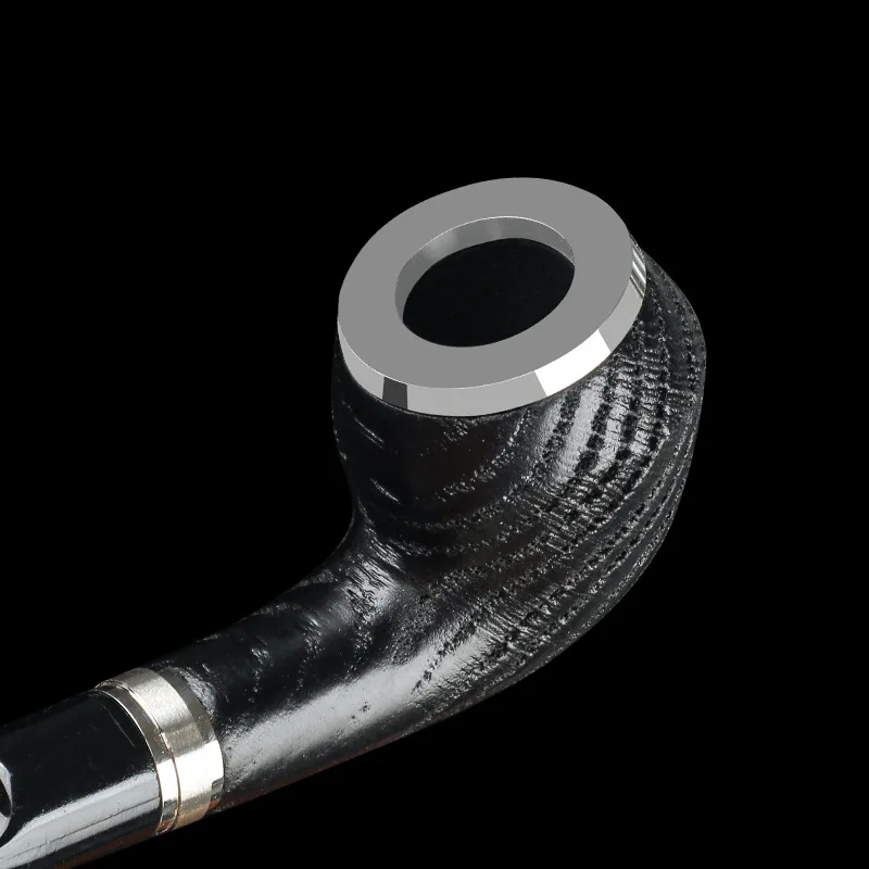 

Vintage 9MM Filter Oak Wood Bent Smoking Pipe Men's Tobacco Pipe Gift Handcrafted Classic Style Wood Pipe