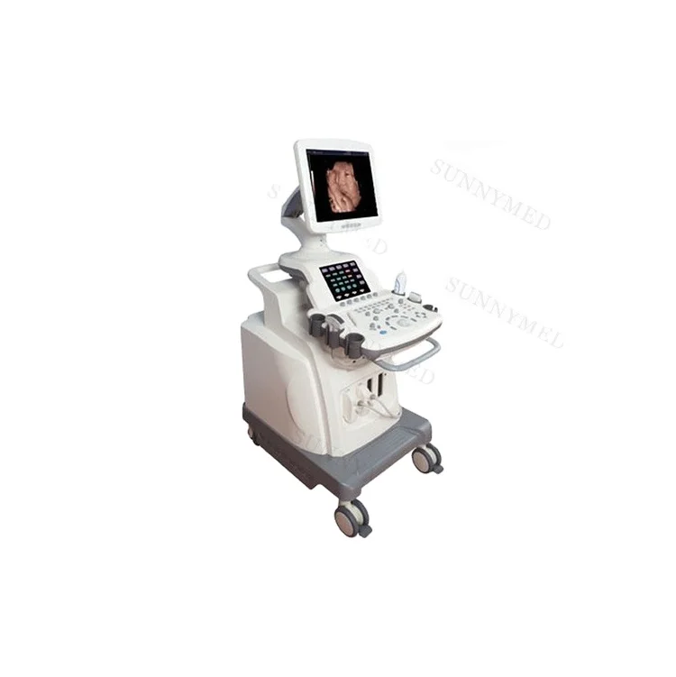 A031 Human color handheld medical ultrasound instruments Trolley High Resolution 3D 4D Color Doppler Ultrasound Machine  System