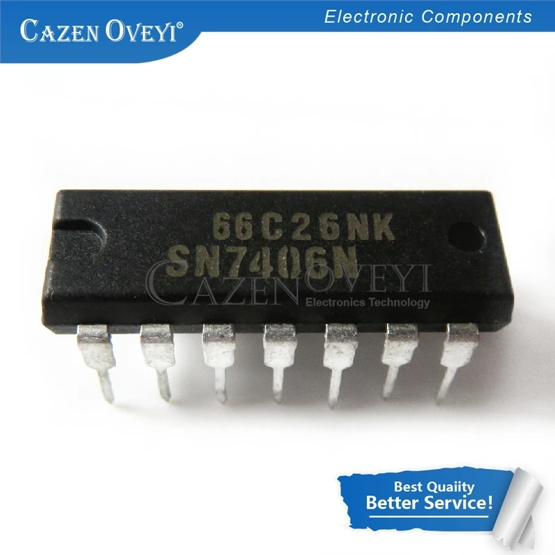 5pcs/lot SN7406N SN7406 DIP-14 In Stock