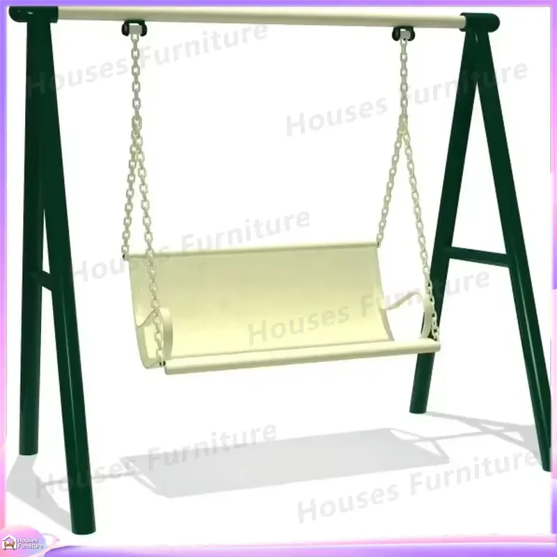 Large Outdoor Metal Round Swing Set for Kids Multi Seat Playground Equipment Heavy Duty Garden Amusement Park Playset