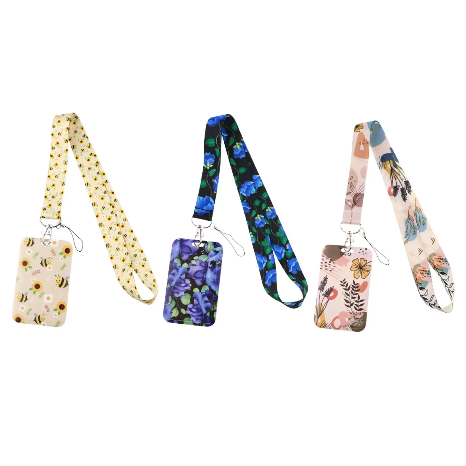 ID Card Holder Lanyard Card Protector Photo Sleeves Fashion Photocard Holder for Sports Cards Doctor Football Cards Household