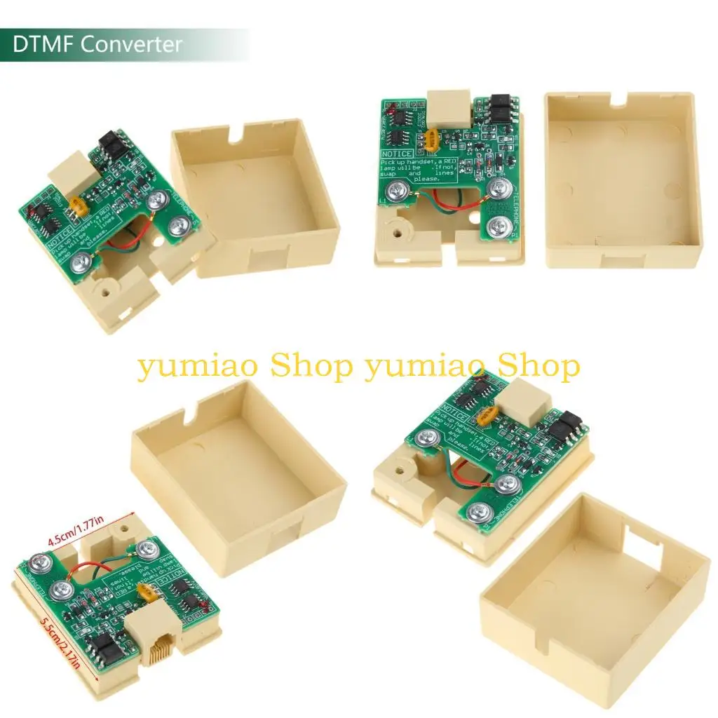 587B DTMF Converter Old Dials Telephone Double Module Dials to DTMF Adapt
