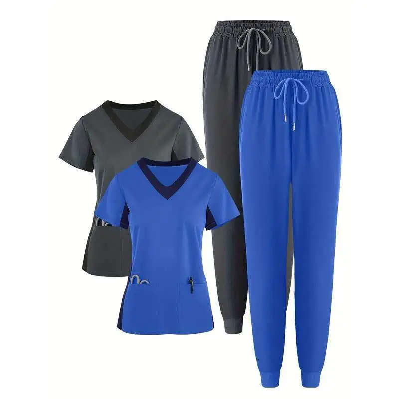 Quick Dry Scrub Suit Women's Hand Washing Clothing Cross-Border No Brand Registered Trademark Spring 2025 No Special Category