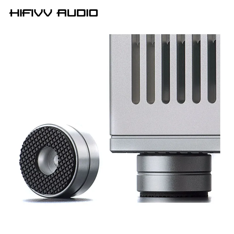 30x17mm HiFi Aluminum Alloy Speaker Stand Foot Pad Anti-shock Absorber Spike Isolation Feet For Amplifier Preamp DAC PC Pads