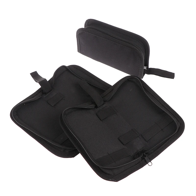 

Полностью черная сумка для ящика для инструментов из ткани Оксфорд, комплект для ремонта оборудования, сумка для хранения инструментов, водонепроницаемая сумка для инструментов, сумка для инструментов на молнии