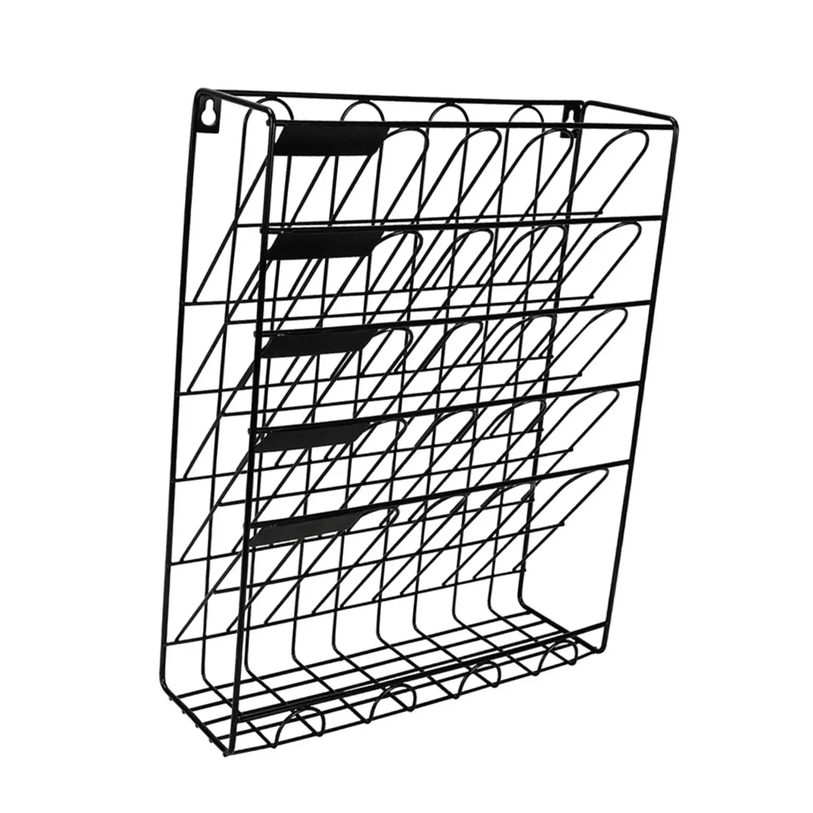 6 Tier File Holder Practical Wall Mounted Rack for Bedroom Home Apartment
