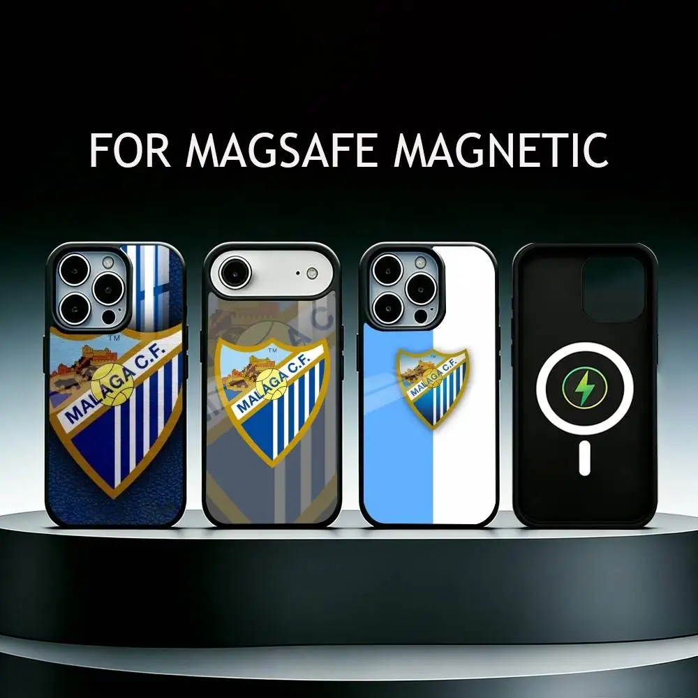 

Hot M-Malaga CF Phone Case For iPhone17,16,15,14,13,12,11 Plus,Pro Max Magnetic For Magsafe Wireless Charging