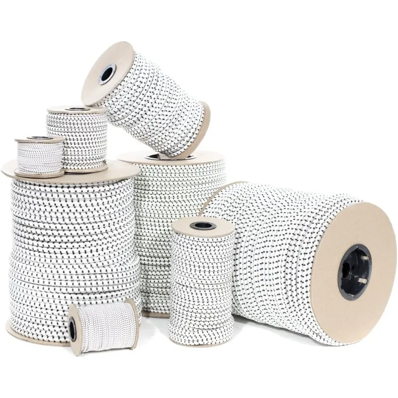 

Paracord Planet Elastic Shock Absorbent True-Quality Standard Bungee Cord – Available in 5/8, and 1/2 Inch Diameters50 Feet