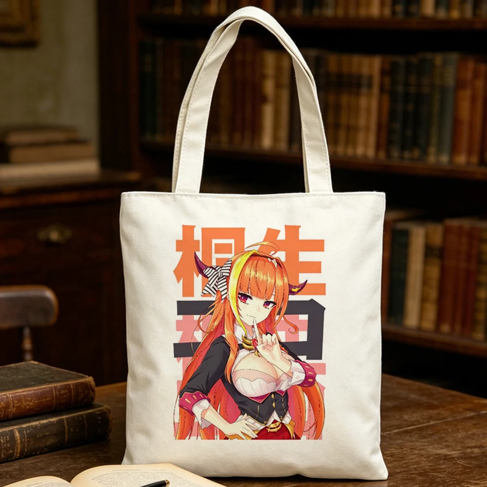 Hololive tote bag torba na zakupy canvas totebag bolsas de tela shopper femme
