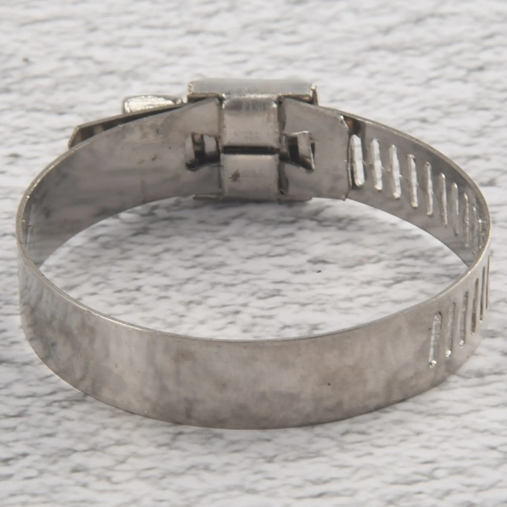 60-Piece Hose Clamp Set, 8-38 mm Pipe Clamps Made of 201 Stainless Steel, 7 Sizes Hose Clamps, Hose Ties, for Pipes