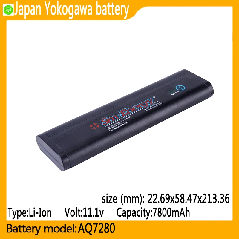 

AQ7280 capacity 7800mAh 11.1V li-ion battery suitable for AQ7283H,AQ7284H,AQ7283K,Optical time domain reflectometer