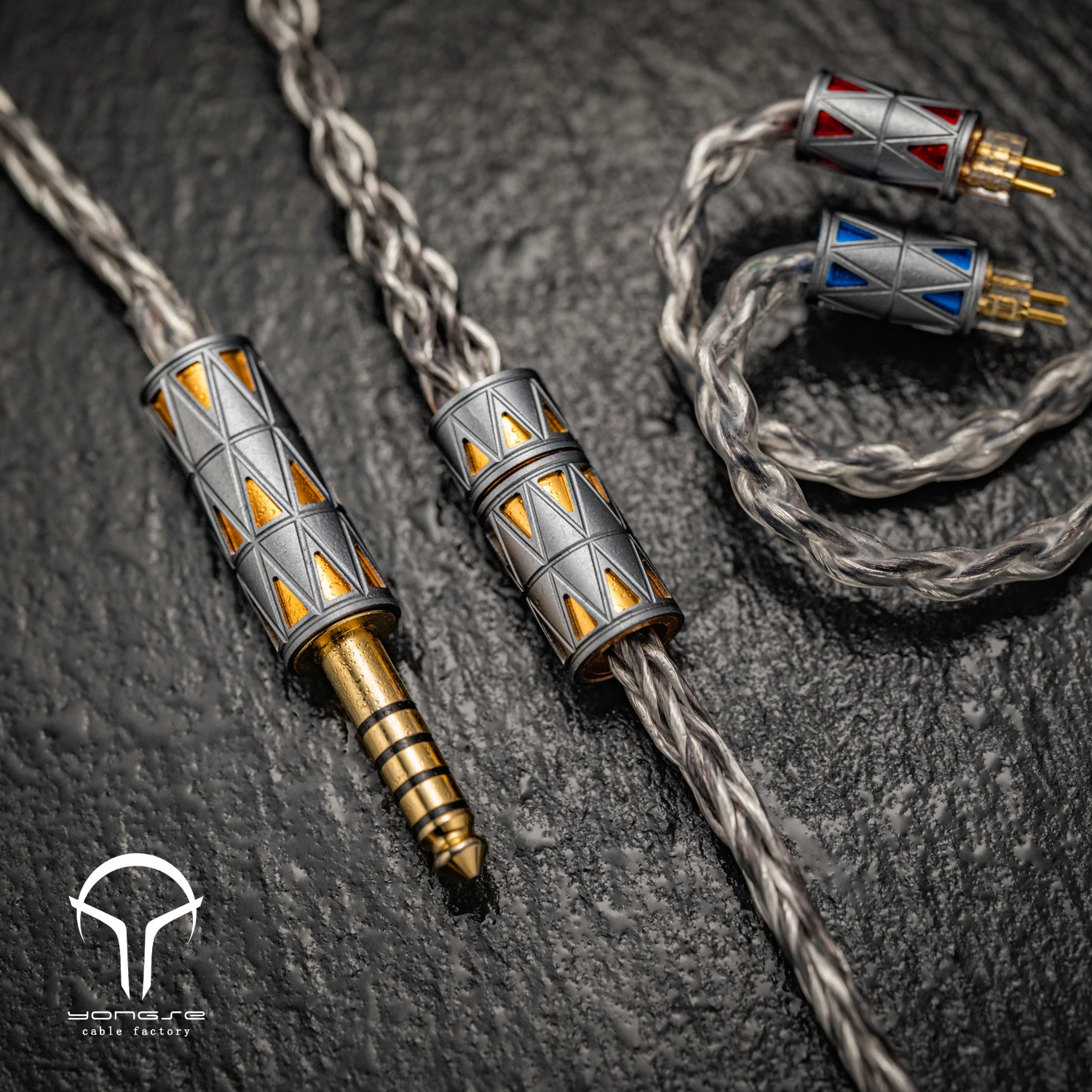 Yongse Bijoux Flagship 26AWG 7N auricolari OCC Litz placcati in argento cavo di aggiornamento per warm Winter NEKO KATO P8 SA6 Blessing3