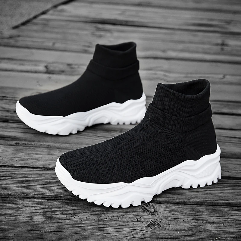 shoes for man Running Shoes woman Fashion High Top Socks Sneakers Outdoor Slip On Sports Shoes Soft Training Boots man shoes