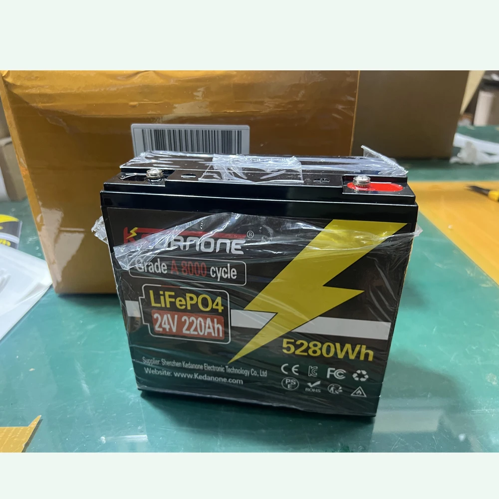 

24V 32700 LiFePO4 Battery Pack ,100/220Ah Built-in 220Ah Protection BMS, Great for RV/Camper, Trolling Motors,Solar Off-