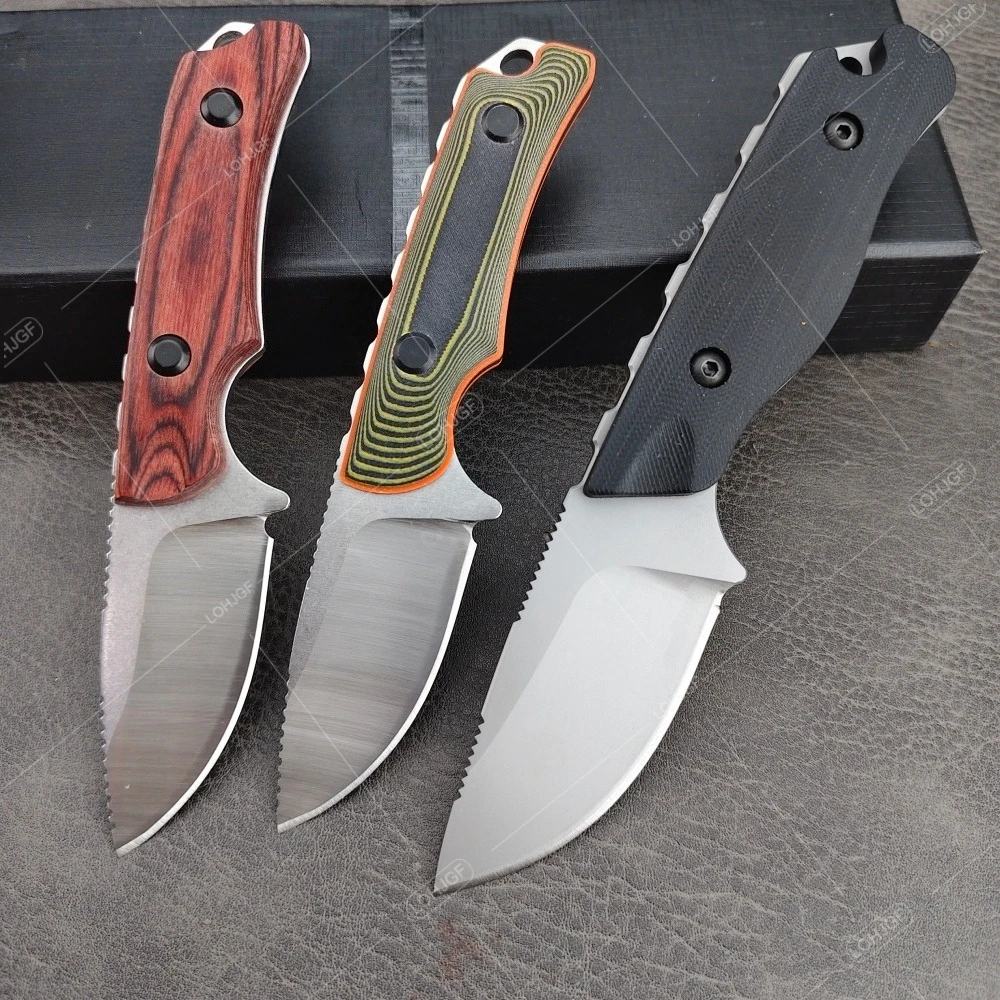 3 Models BM 15017 Hidden Canyon Straight Knife with Sheath Lightweight Outdoor Multi-functional Tools Portable Fishing Knives
