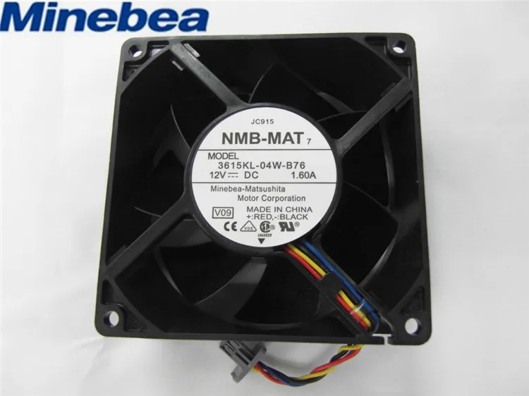 

Original For NMB 3615KL-04W-B76 12V 1.60A 9038 9CM axial cooling fan