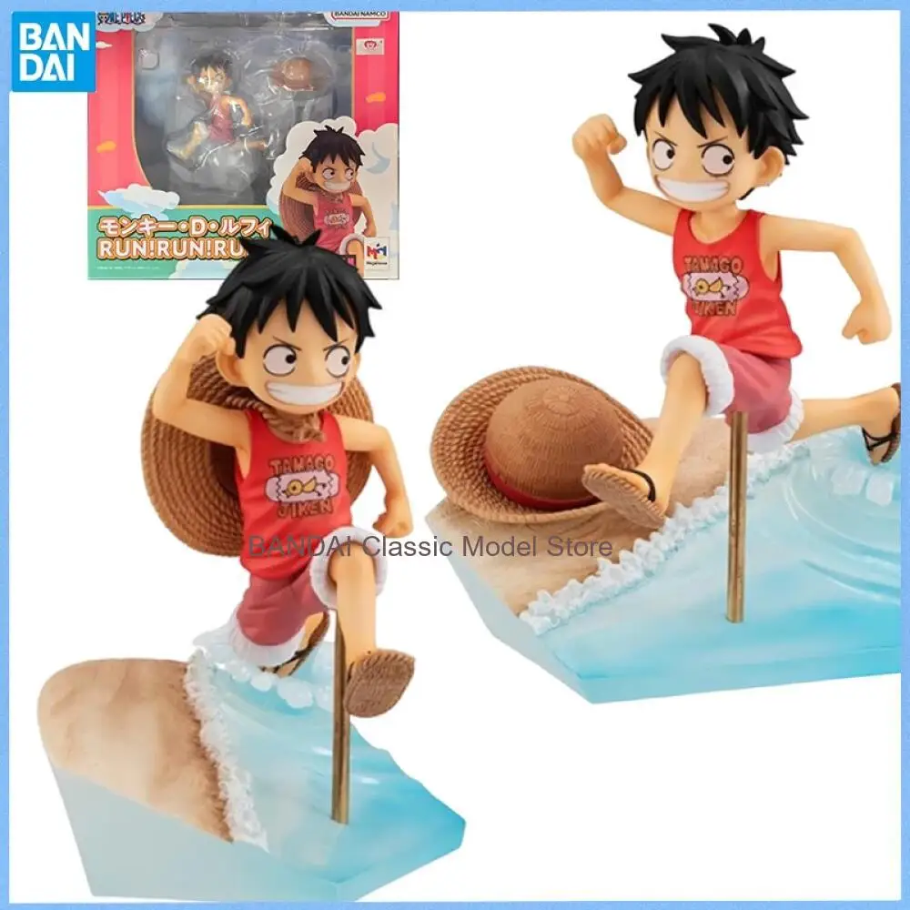 

BANDAI MegaHouse GEM Оригинальная фигурка ONE PIECE Luffy Run! Беги! Беги! 15-я эксклюзивная коллекционная фигурка Crunchyroll для коллекционеров