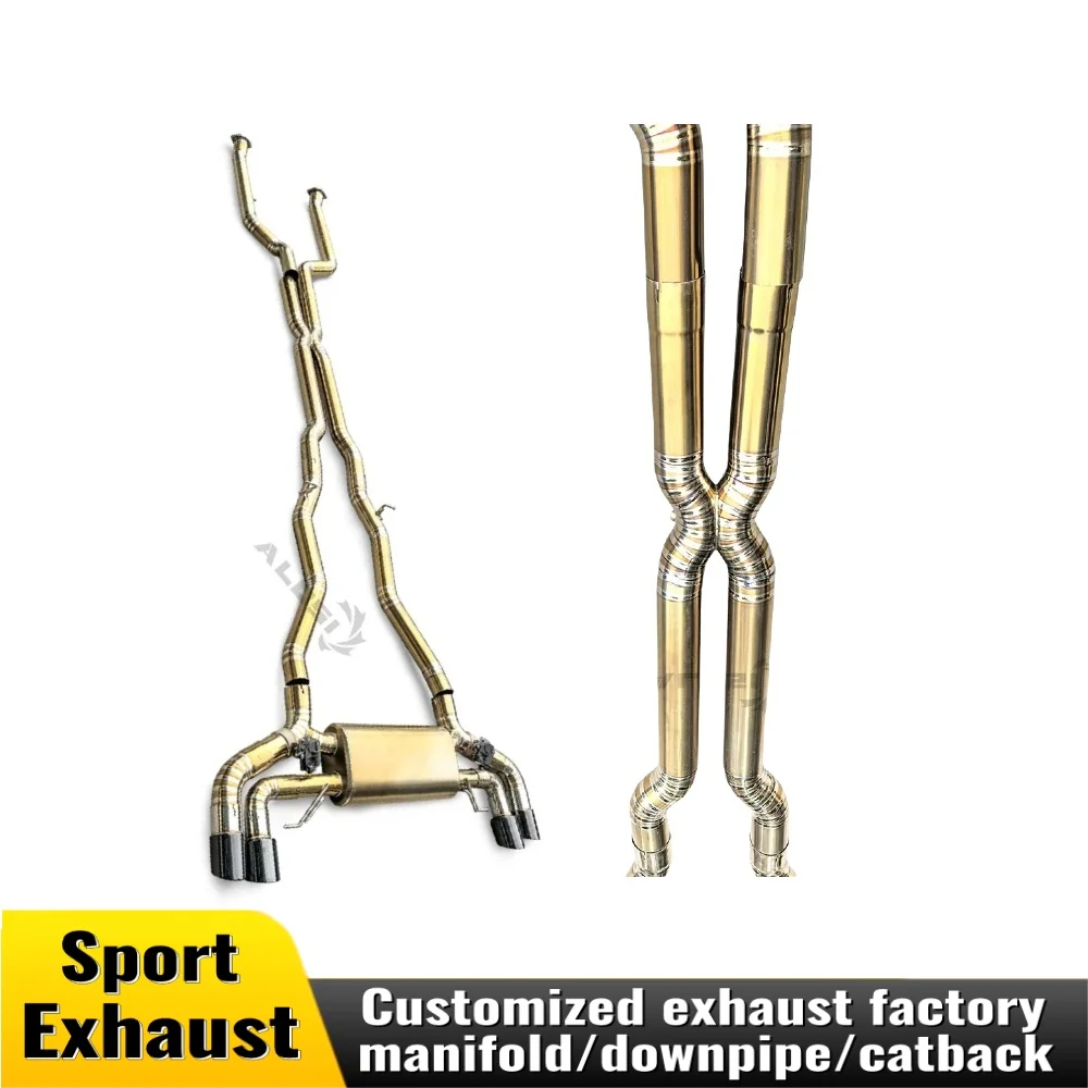 

Exhaust cat back for BMW M5 G90 4.4T 2025+ titanium alloy high-performance valve exhaust pipe muffler sports car sound upgrade