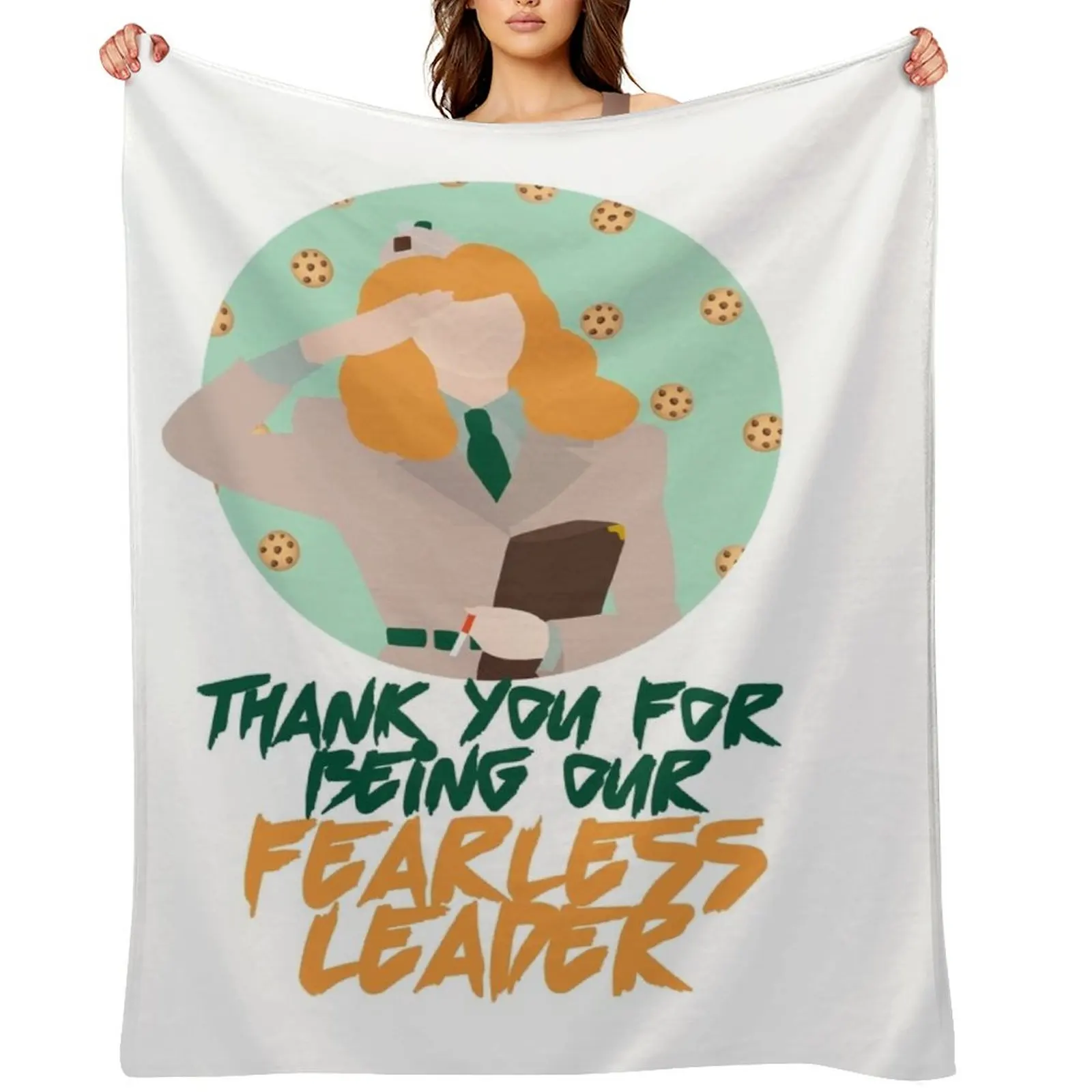 Couverture en flanelle Fearless Leader pour bébé, couvertures pour enfants