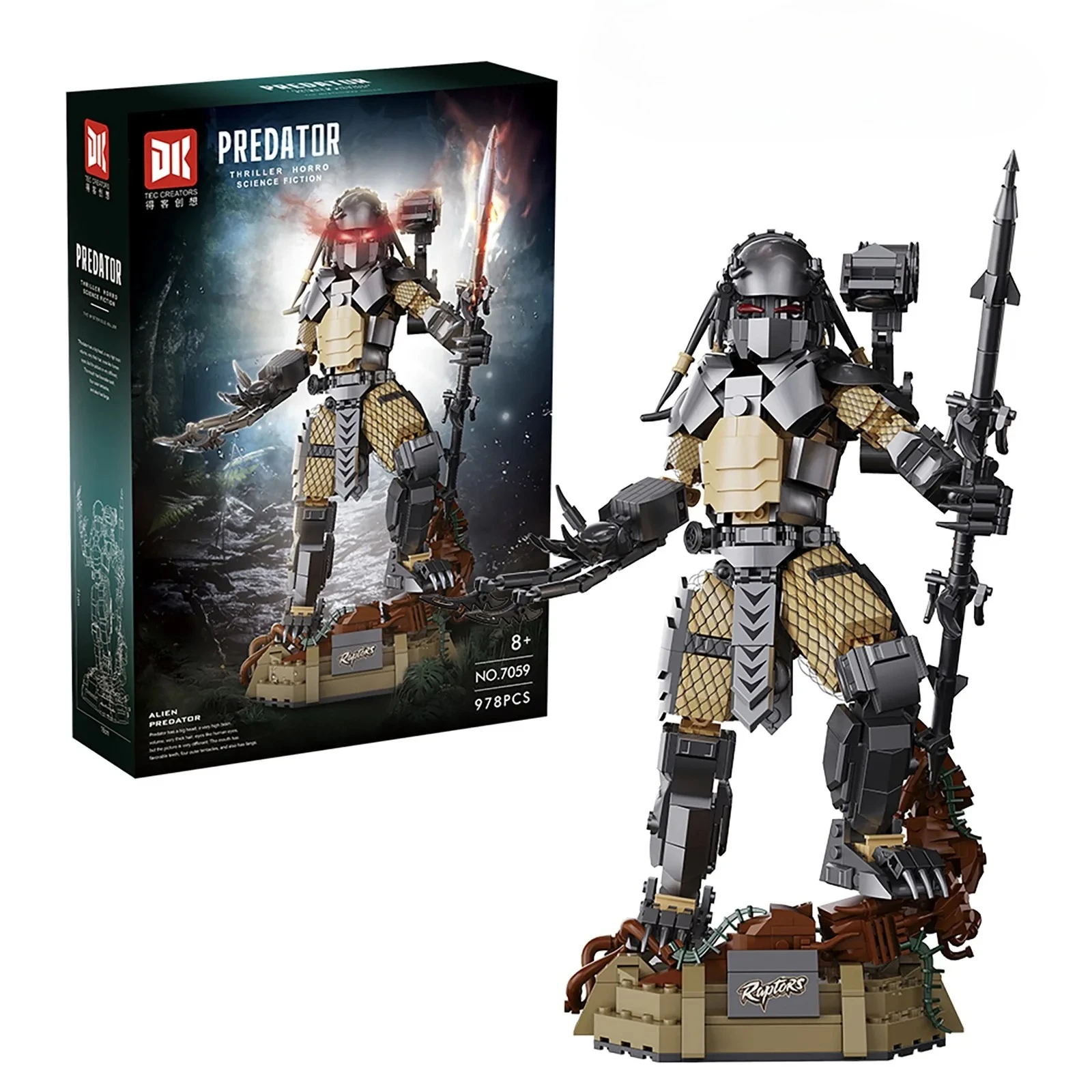 MOC Aliened Monster4.0 Building Block Action Figure Xenomorphs Mecha Predatored Parasite USCSS Ship Bricks Set Adult Toy Gift