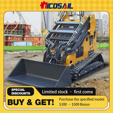 Crawler loader with good slip steering condition high-performance claw slip steering loader for low price sale