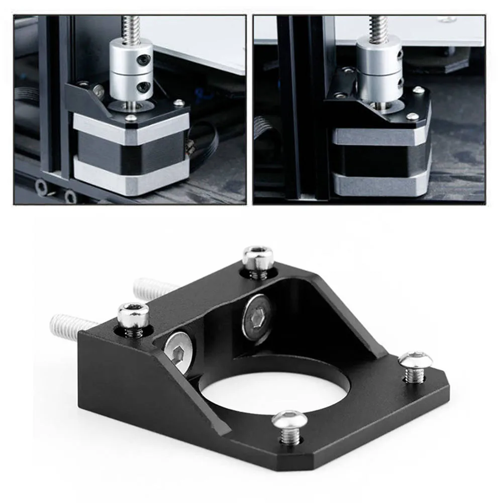 For Ender 3 Z Axis Stepper Motor Fixed Mount Installation L Bracket Aluminum Plate Fixing Base For Ender 3 3D Printer Accessory