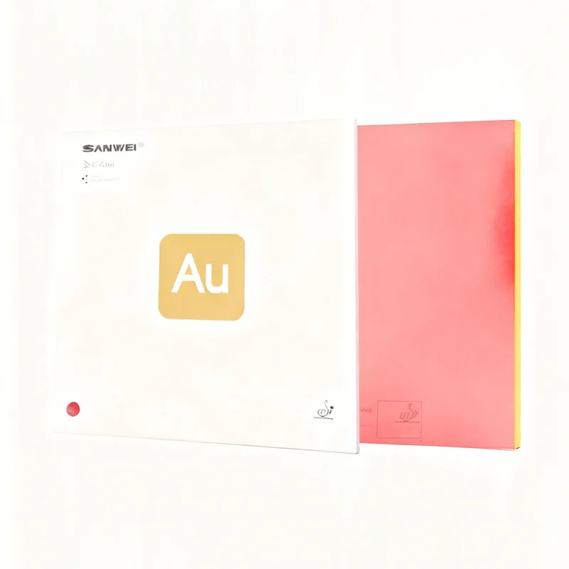 

SANWEI AU GOLDEN Table Tennis Rubber Control Loop Ultra Light Gold AU-GOLDEN Ping Pong Sponge