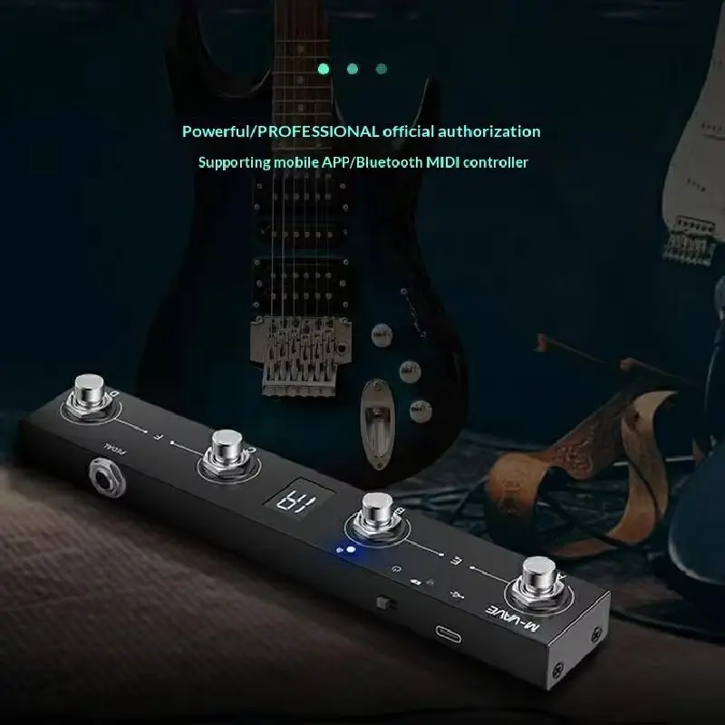 M WAVE Bluetooth Midi Controller Portable Midi Pedal Rechargeable Musical Instrument Accessory For Live Performance
