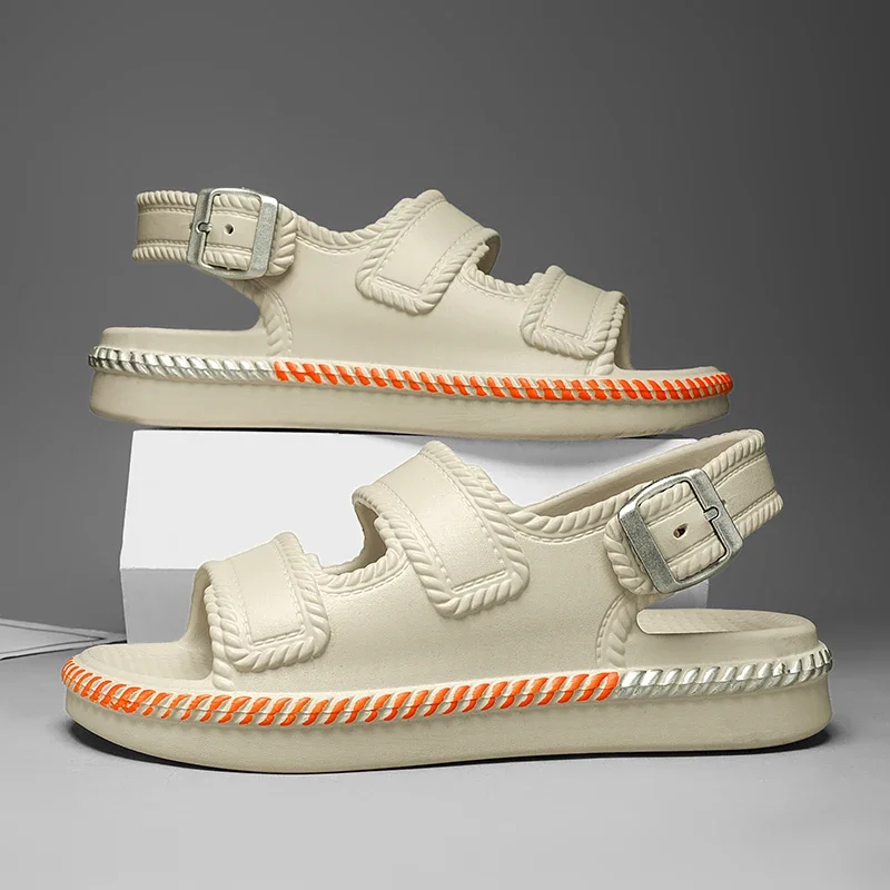 

Summer Men's Outdoor Sandals Slippers Beach Slides Breathable Non-slip Clogs Men Casual Garden Shoes Men Women Outdoor Slippers