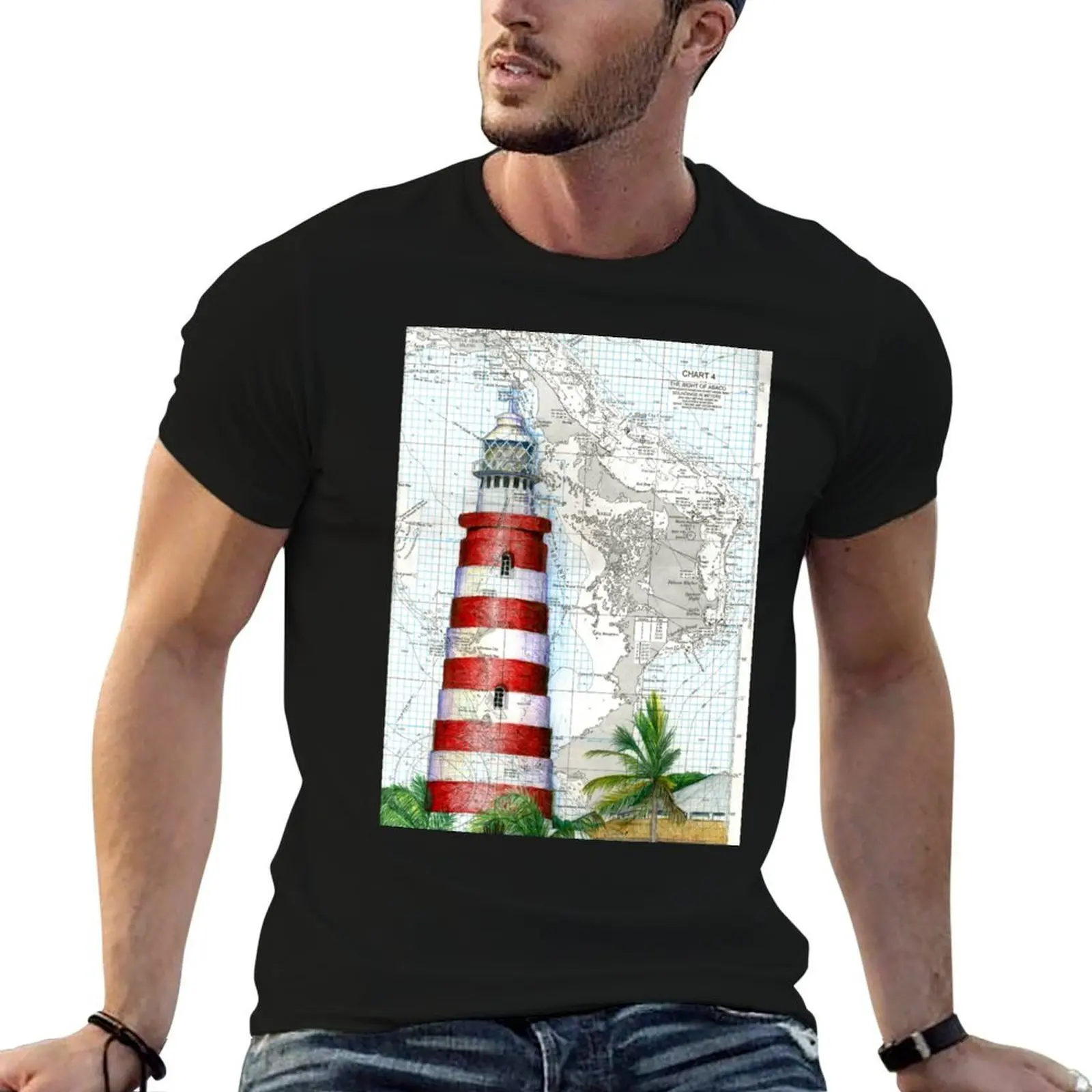 

for Chartwork man cotton t shirts for Town t T-Shirt t cotton man Hope shirt shirts man Lighthouse
