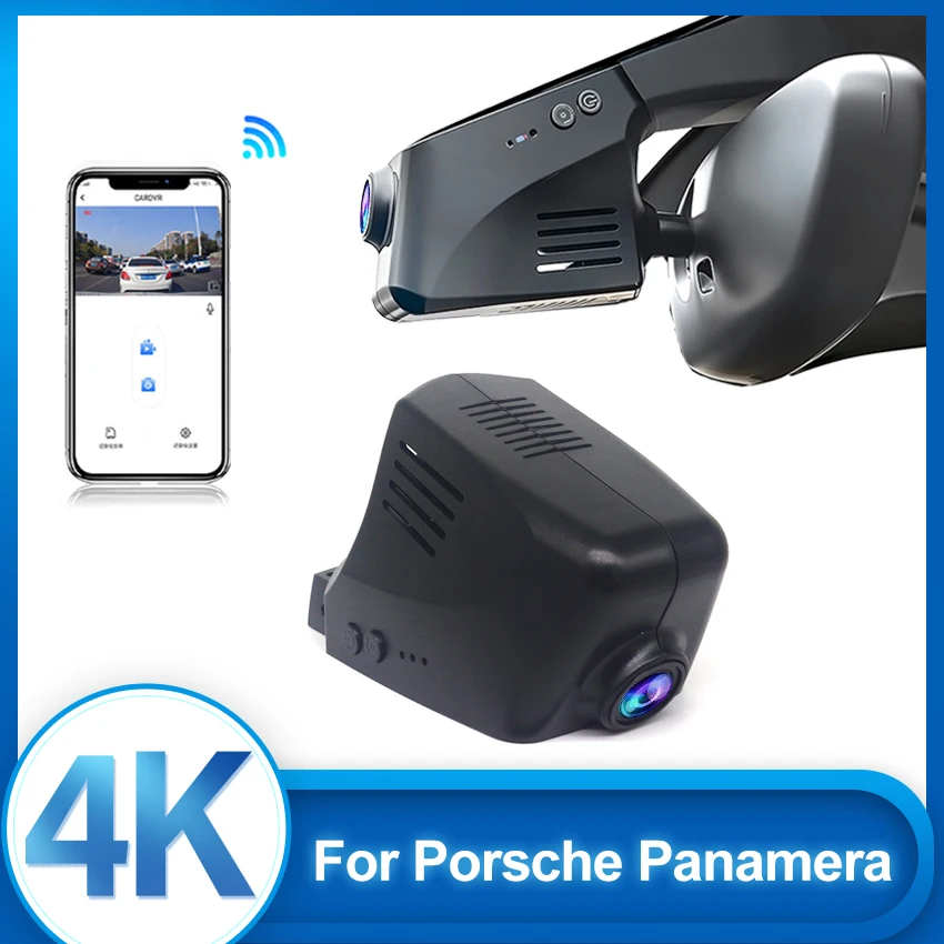 4K Plug And Play Easy Installation Wifi Car DVR Dash Cam For Porsche Panamera 970 Cayenne 958 718 982 982c Macan 95B 911 991